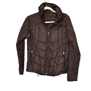 Nau Womens Brown Puffer Jacket XS Recycled Polyester Down Insulated Lightweight‎